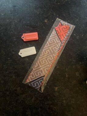 Coach Hangtags and Matching Twilly